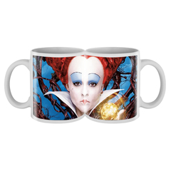 Taza Cerámica Recta - Alicia en el País de las Maravillas - Reina de Corazones