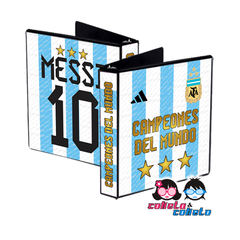 Carpeta Escolar Nro. 3 - Messi Argentina Campeón Mundial