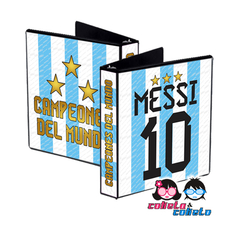 Carpeta Escolar Nro. 3 - Messi Argentina Campeón Mundial