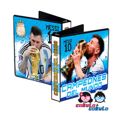 Carpeta Escolar Nro. 3 - Messi Argentina Campeón Mundial