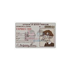 Credencial Sr. Burns - The Simpsons