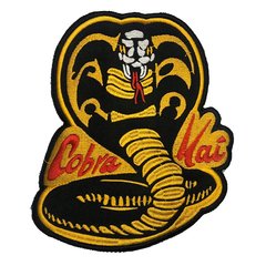 Parche Bordado Cobra Kai (tamaño grande, para espaldar) - Karate Kid
