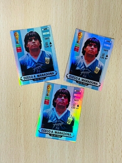 Figurita Maradona Remera Suplente - Holograma - REPRO - Mexico 86