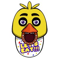 Sticker FNAF - Five Knights of Freddys - Chica