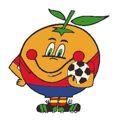 Sticker Mundial España 1982 – Mascota: Naranjito