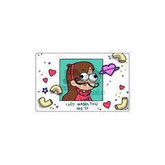 Credencial Mabel Pines **con ojos 3d** - Gravity Falls