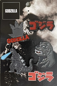 Pins Set Originales Godzilla