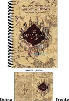 Libretita Anillada - Harry Potter - Mapa Merodeador