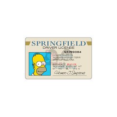 Credencial Homero Simpsons - The Simpsons
