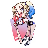 Sticker Harley Quinn