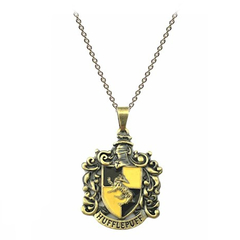 Colgante Collar Hufflepuff Dorado Importado