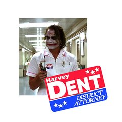 Sticker DENT (Delantal Joker Cosplay) - Batman