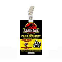 Credencial Park Security - Jurassic Park