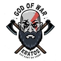 Stickers God of War - Kratos