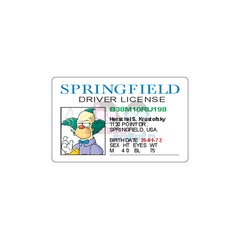 Credencial Krusty - The Simpsons