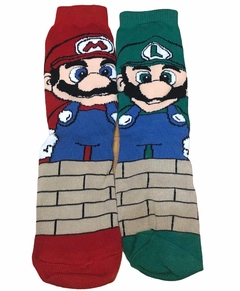 Medias Mario y Luigui - Mario Bros