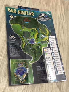 Mapa Jurassic World - comprar online