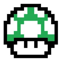 Sticker 1up. Pixelado - Mario Bros