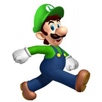 Sticker Luigi - Mario Bros