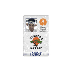 Credencial Miyagi-Do Karate - Daniel LaRusso - Actual