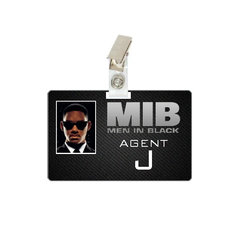 Credencial Hombres de Negro - Men in Black - MIB - Agente J