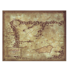 Mapa Mordor - LOTR - Lord of the Ring - Hobbit