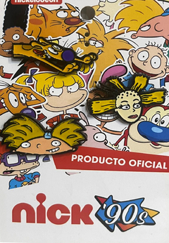 Pins Set Originales - PeroGato - Cynthia Rugrats - Arnold