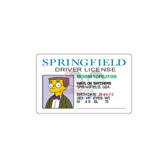 Credencial Smithers - The Simpsons