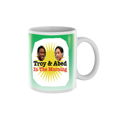 Taza Cerámica Recta - Community - Troy & Abed In The Morning
