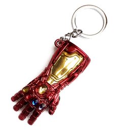 Llavero Iron Man Tony Stark Guantelete del Infinito - Dorado