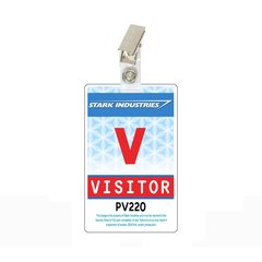 CREDENCIAL VISITOR STARK INDUSTRIES - IRON MAN