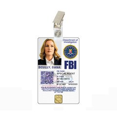 Credencial Dana Scully NEW - XFiles -Expedientes X