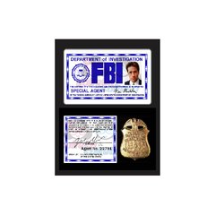 Credencial Fox Mulder (Temporada Vieja) - XFiles - Expedientes X