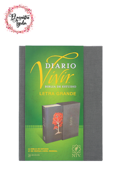 Biblia De Estudio Diario Vivir Estuche Gris - comprar online