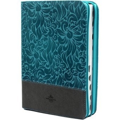 Biblia RVR Azul Gris Indice Letra Gigante