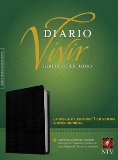 Biblia De Estudio Diario Vivir - Negro - Ntv