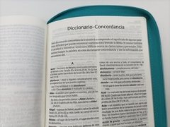 Biblia NVI Aguamarina con Cierre Letra 13 puntos - tienda online