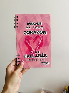 Agenda Búscame De Todo Corazon - Argollado - comprar online