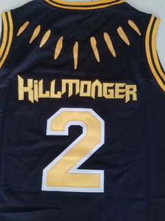 Killmonger #2 Wakanda Black Panther Basketball Jersey