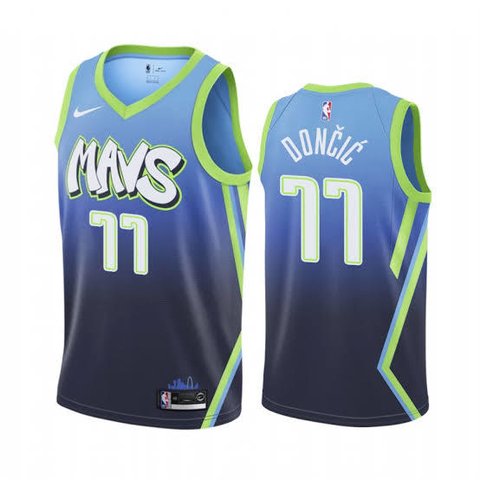 Luka Dončić Dallas Mavericks 2020-21 Classic Edition Green Jersey