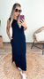 Vestido Feminino em Malha Premium Regata Basic Preto