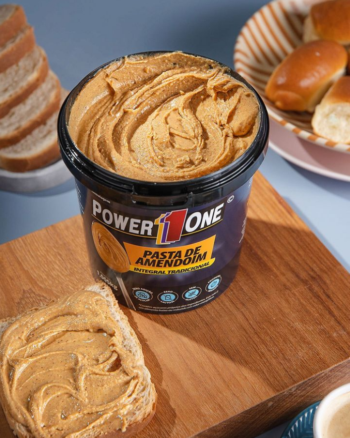 Pasta de Amendoim Integral Tradicional Power One 1,005Kg