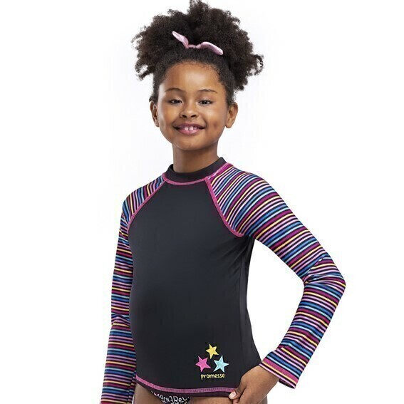 REMERA CON FILTRO UV MANGAS LARGAS HAPPY MINI PROMESSE ART. 60062