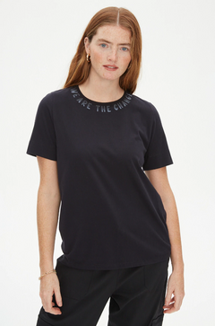 REMERA "CHANGE" NEGRA BONJOUR LULU - ART. 7200 - comprar online