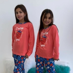 PIJAMA DE NENA FRUTILLAS PIACHE PIU - ART. 520