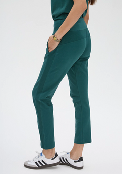 PANTALON CON CIERRE "LONDON" VERDE INGLES BONJOUR LULU - ART. 7167 - comprar online