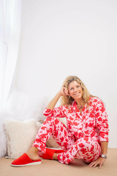 PIJAMA CON CHAQUETA FLORES SO PINK -ART. 18034 - comprar online