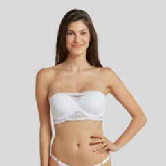 CORPIÑO STRAPLESS TAZA SOFT CON ARO SELU - ART. 4354 - Felina Lencería