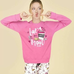 PIJAMA ESTAMPADO COFFE SO PINK -ART. 11663 - Felina Lencería