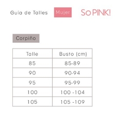 CORPIÑO JUVENIL MICROFIBRA SO PINK - ART. 12004 - tienda online